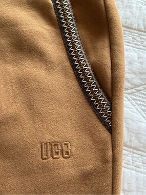 UGG Men's Sweatpants in Caramel with Dark Brown Trim. Worn 1x.  Unisex